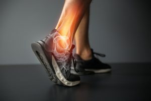 Joint pain, sports injuries, At gym, damaged section, Sportsman, ankle sprain, sports accidents